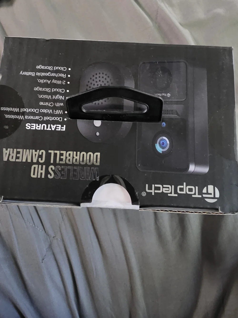 Wireless HD Doorbell Camera - Black